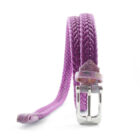 Cintura in nastro 100% cotone cerato e puntali in pelle | Vendita online cintura nastro donna | Cintura in cotone e pelle