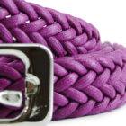 Cintura in nastro 100% cotone cerato e puntali in pelle | Vendita online cintura nastro donna | Cintura in cotone e pelle