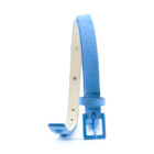 Cintura piatta in vero Nabuk con borchiette | Vendita online cinture donna | Cintura donna Made in Italy artigianale