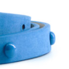 Cintura piatta in vero Nabuk con borchiette | Vendita online cinture donna | Cintura donna Made in Italy artigianale