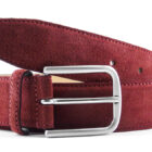 Cintura in crosta scamosciata | Vendita online cintura scamosciata uomo | Cintura scamosciata uomo Made in Italy