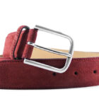 Cintura in crosta scamosciata | Vendita online cintura scamosciata uomo | Cintura scamosciata uomo Made in Italy