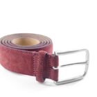 Cintura in crosta scamosciata | Vendita online cintura scamosciata uomo | Cintura scamosciata uomo Made in Italy