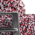 Nastro elastico in fibre miste con puntali in cuoio | Vendita online cintura nastro elastico | Cintura nastro elastico Made in Italy
