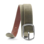 Cintura Doubleface in vero Nabuk | Vendita online cintura in Nabuk | Cintura in Nabuk Made in Italy realizzata artigianalmente