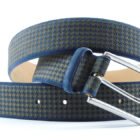 Cintura in vero Nabuk "Pied de Poule" | Vendita online cintura in Nabuk | Cintura in Nabuk Made in Italy realizzata artigianalmente