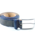 Cintura in vero Nabuk "Pied de Poule" | Vendita online cintura in Nabuk | Cintura in Nabuk Made in Italy realizzata artigianalmente