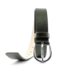 Cintura classica in nappa stampa dollaro | Cintura classica in nappa Made in Italy realizzata artigianalmente
