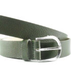 Cintura classica in nappa stampa dollaro | Cintura classica in nappa Made in Italy realizzata artigianalmente