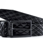 Cintura in cuoio stampato effetto Trapunta | Vendita online cintura in cuoio Made in Italy | Cintura uomo Made in Italy