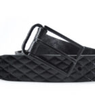 Cintura in cuoio stampato effetto Trapunta | Vendita online cintura in cuoio Made in Italy | Cintura uomo Made in Italy
