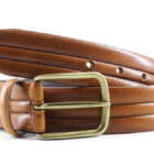 Cintura in cuoio pull-up con tripla bombatura | Vendita online cinture in cuoio | Cintura in cuoio Made in Italy