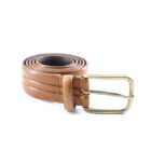 Cintura in cuoio pull-up con tripla bombatura | Vendita online cinture in cuoio | Cintura in cuoio Made in Italy