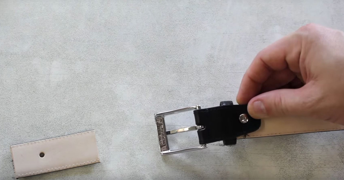 How to adjust the belt to size